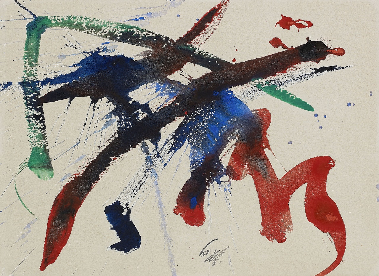 Untitled by Kazuo Shiraga