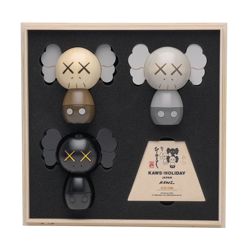 Kaws: Holiday Japan Kokeshi Dolls by Kaws