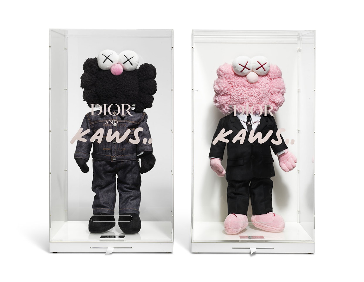 Plush BFF x Dior (Black and Pink) by Kaws