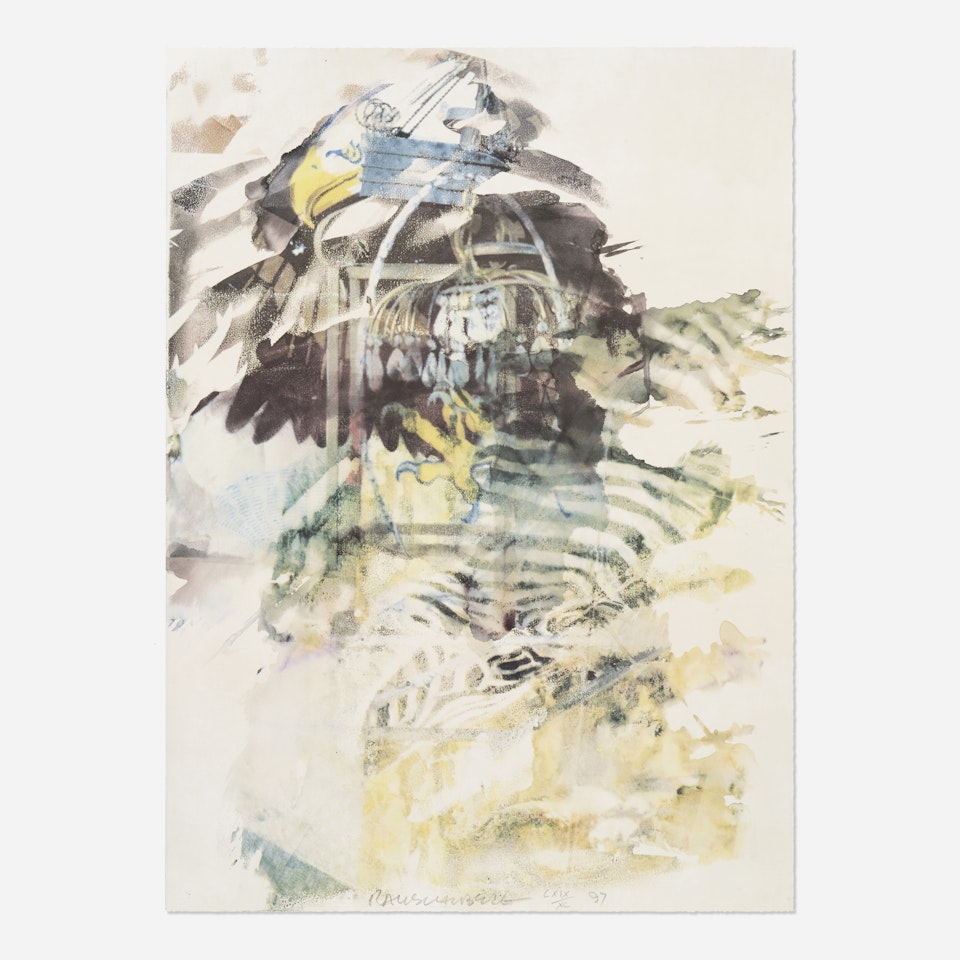 Caucus (from the Leo Castelli 90th Birthday portfolio) by Robert Rauschenberg