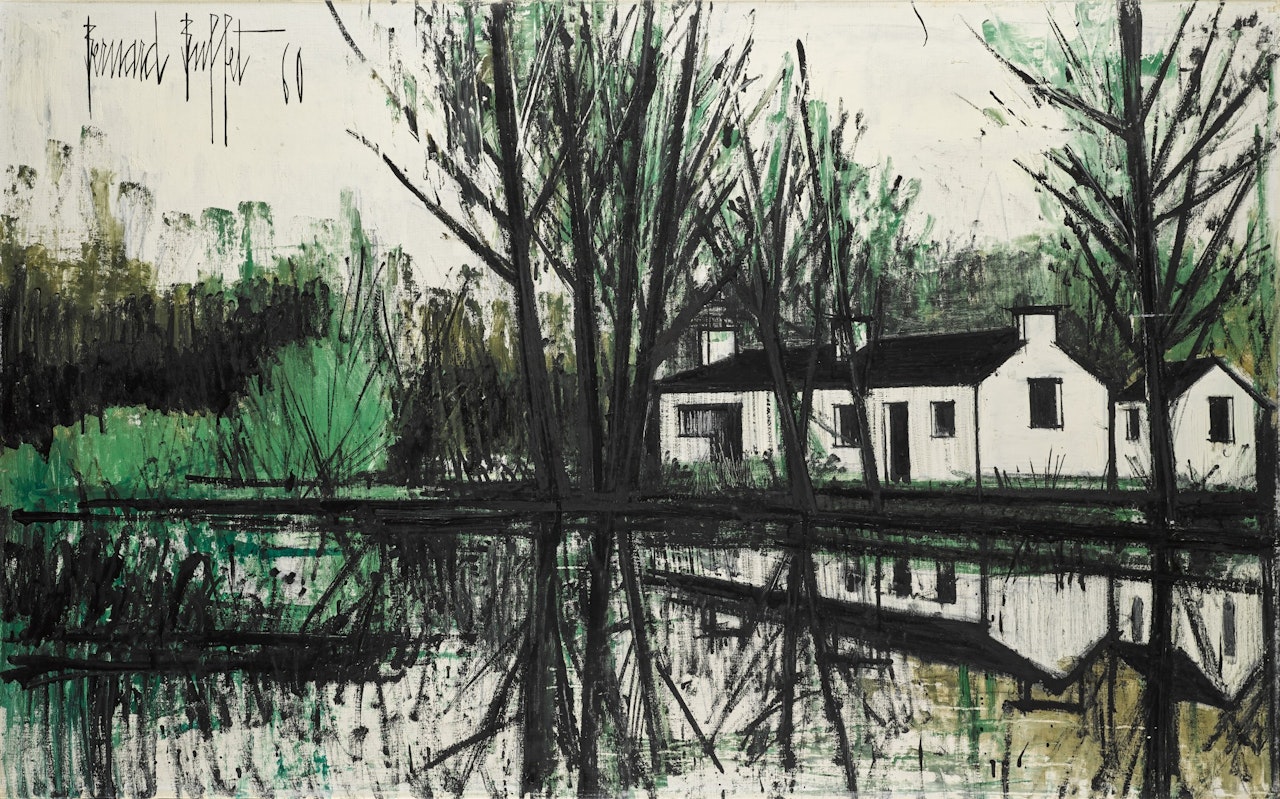 Maison près de l’étang by Bernard Buffet