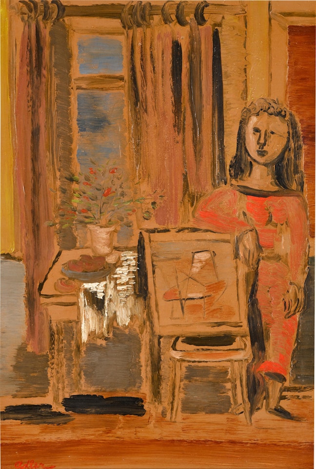 Woman in Atelier by Jankel Adler