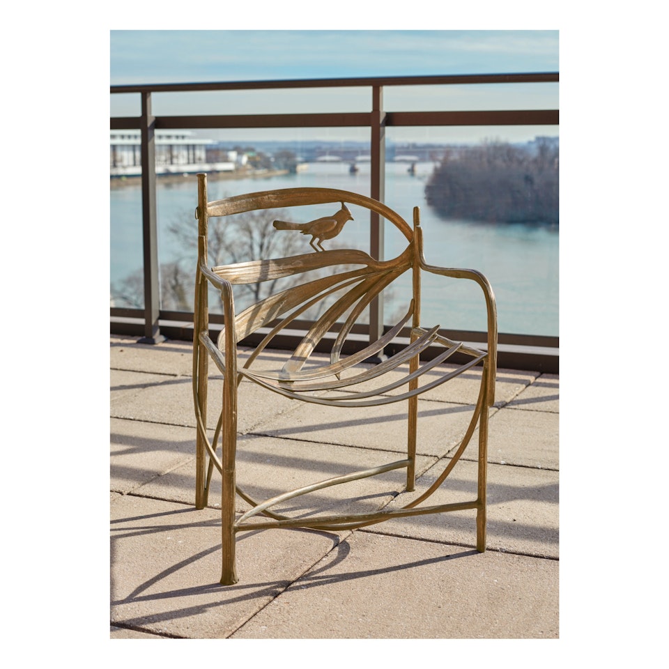 "Williamsburg" Armchair by Claude Lalanne