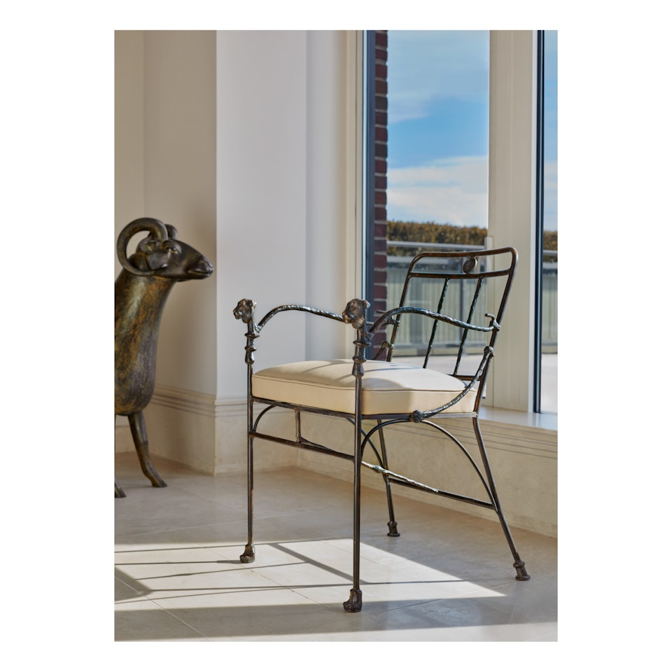 "Tête de Lion" Armchair by Diego Giacometti