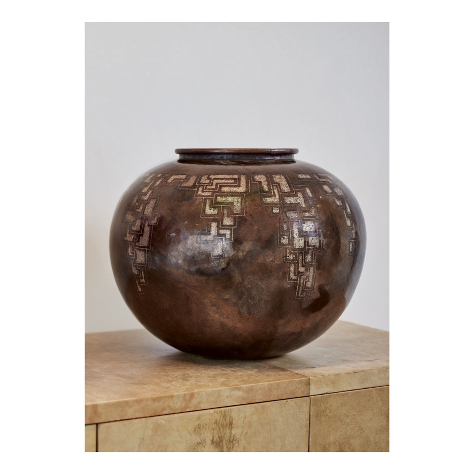 Vase by Jean Dunand