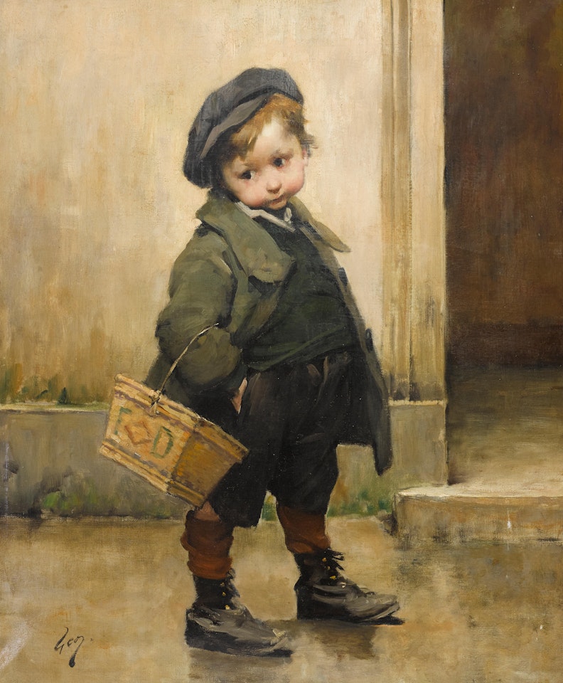 Apres les vacances by Henry Jules Jean Geoffroy
