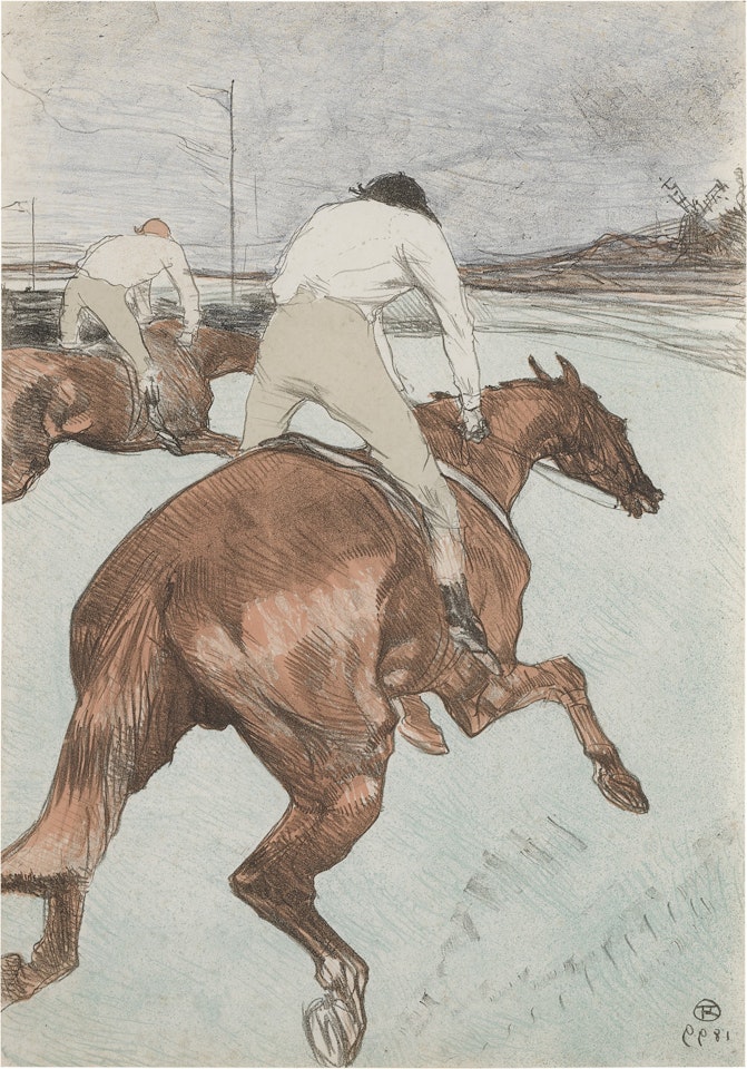 Le Jockey (Delteil 321; Adriani 345; Wittrock 308) by Henri de Toulouse-Lautrec