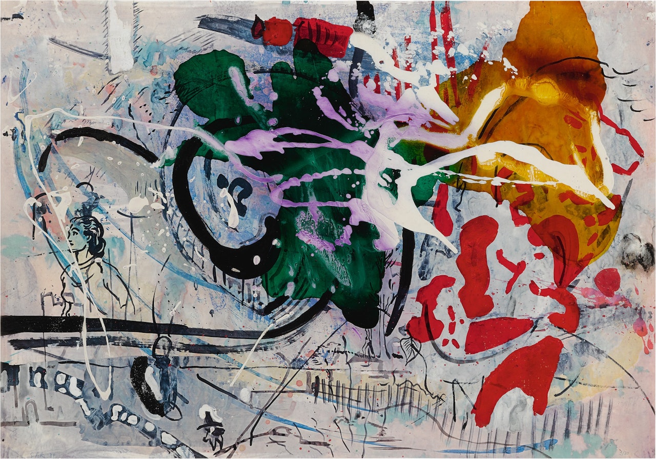 Untitled (Mönchengladbach 1983) (Becker/von der Osten 53) by Sigmar Polke