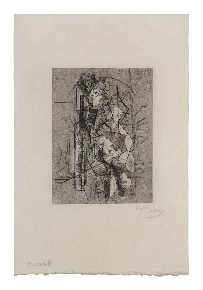 L'Homme à la guitare (Bloch 30) by Pablo Picasso