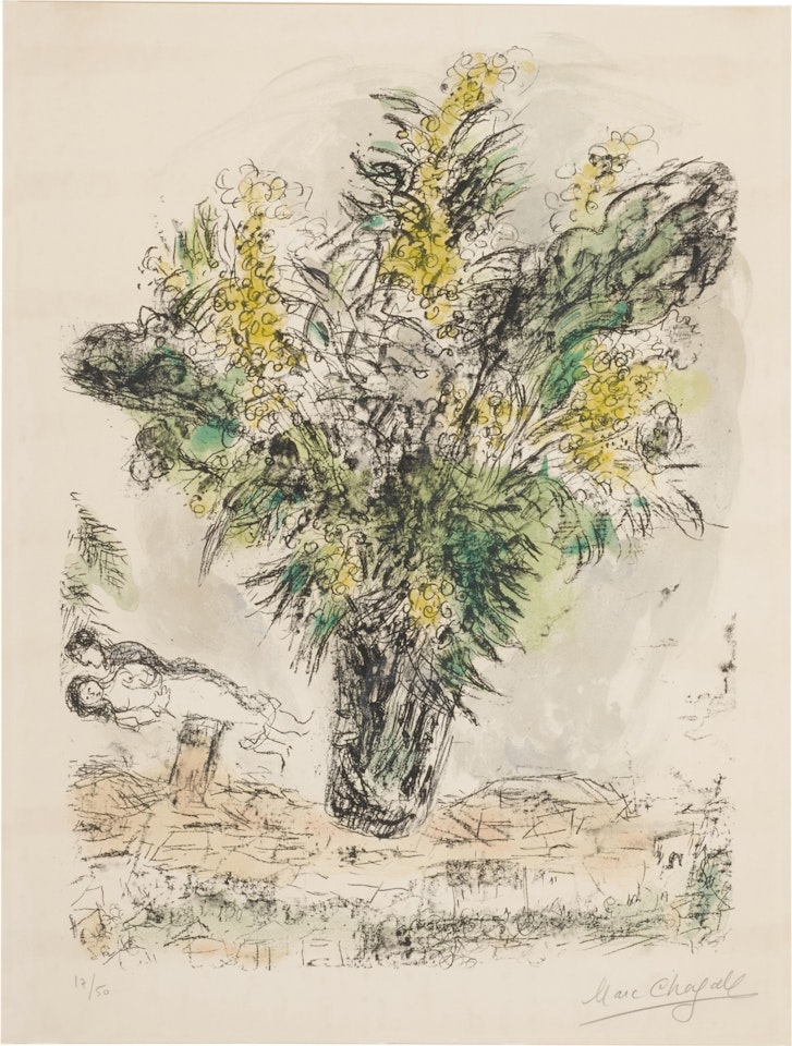 The Mimosas (Mourlot 544) by Marc Chagall