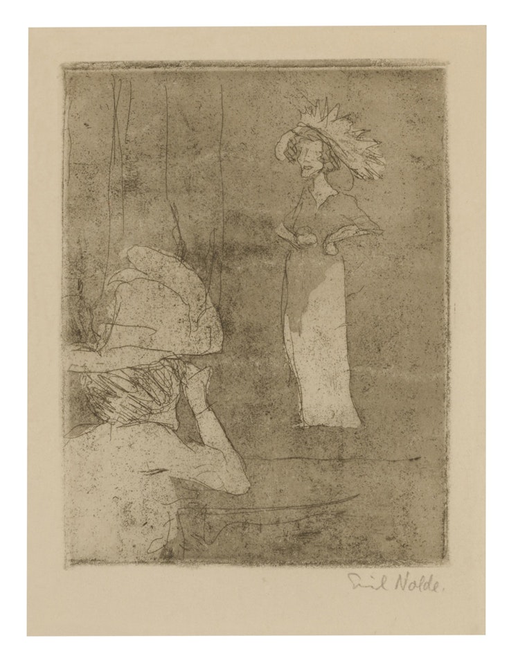 Im Kabarett II (Schiefler 178) by Emil Nolde