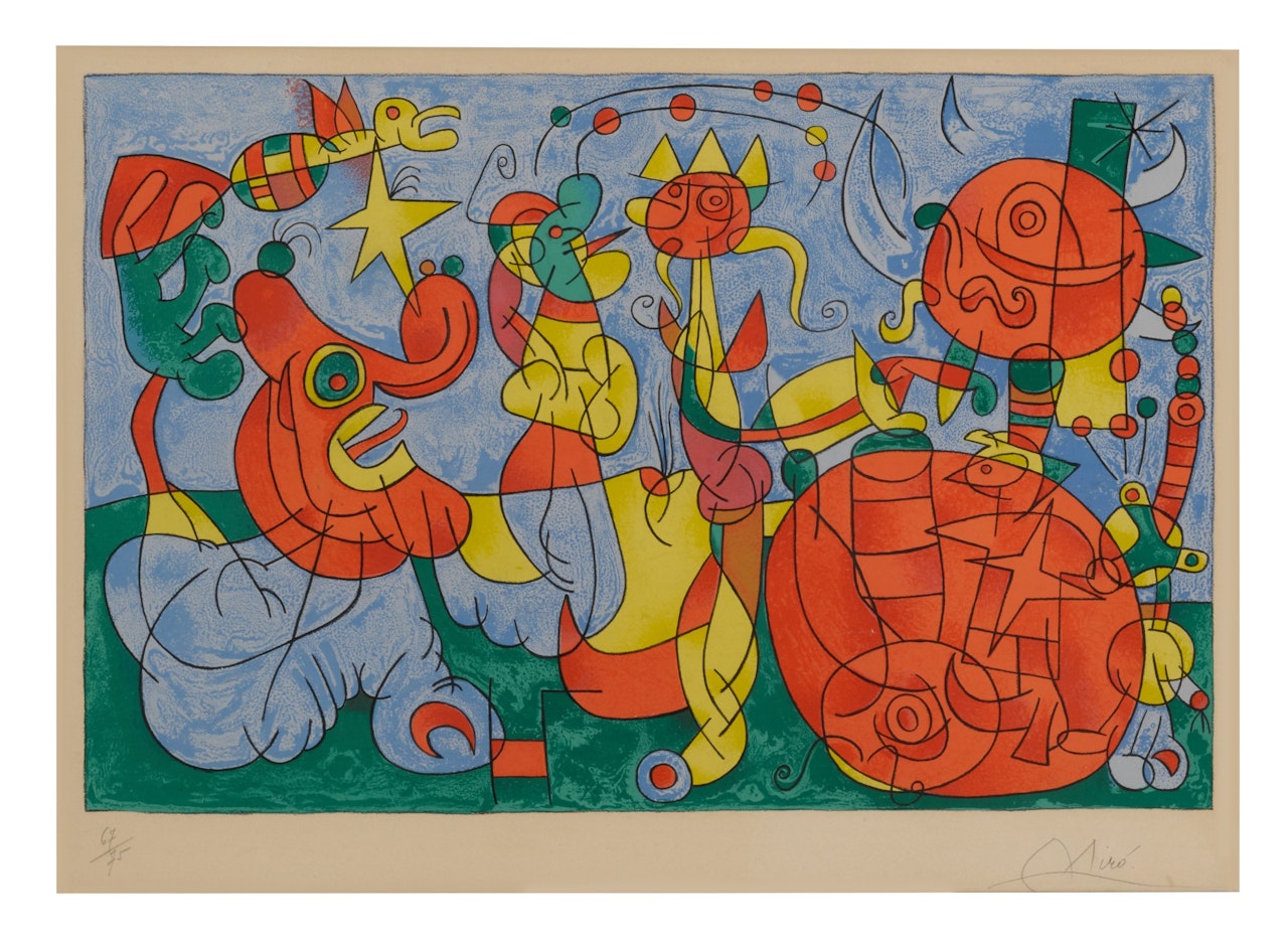 Ubu Roi: One Plate (Mourlot 468; see Cramer Books 108) by Joan Miró