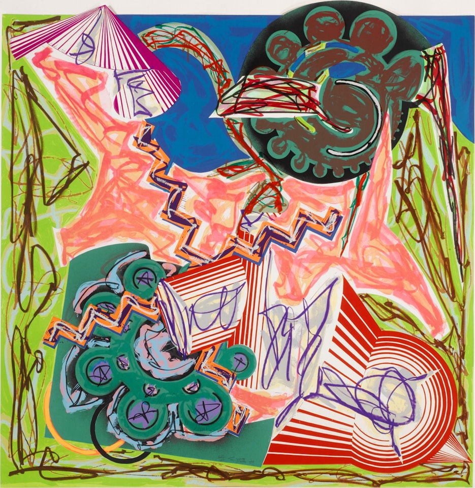 Then Came an Ox and Drank the Water (Axsom 177) by Frank Stella