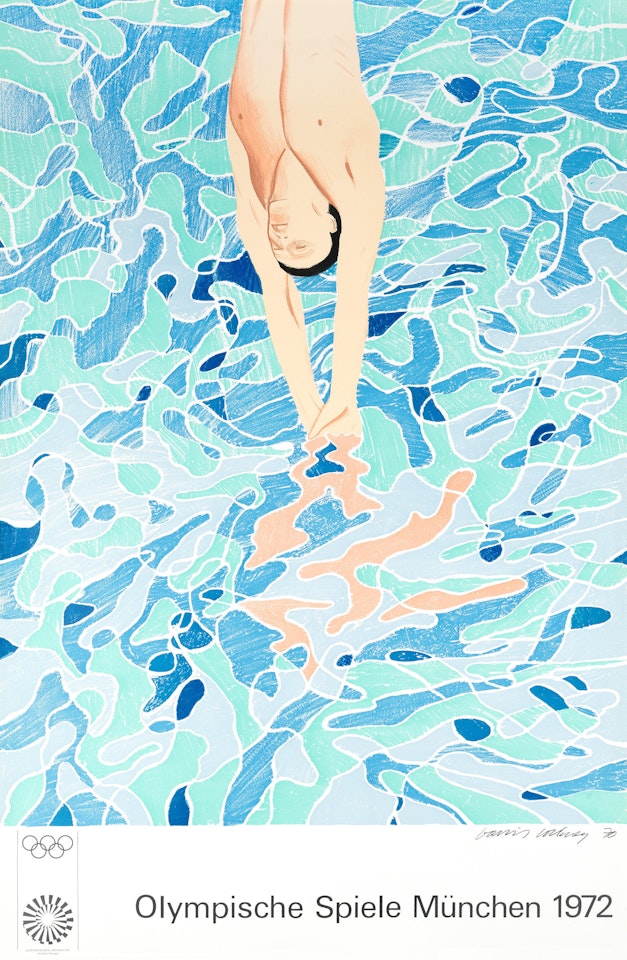 Olympische Spiele München 1972 by David Hockney