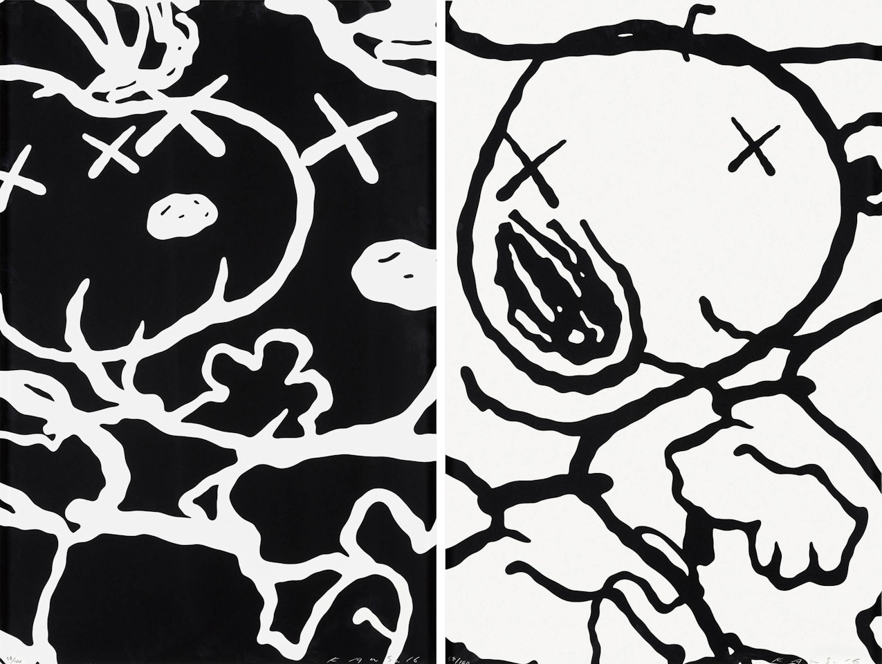 Man's Best Friend (2 of set 10) by Kaws