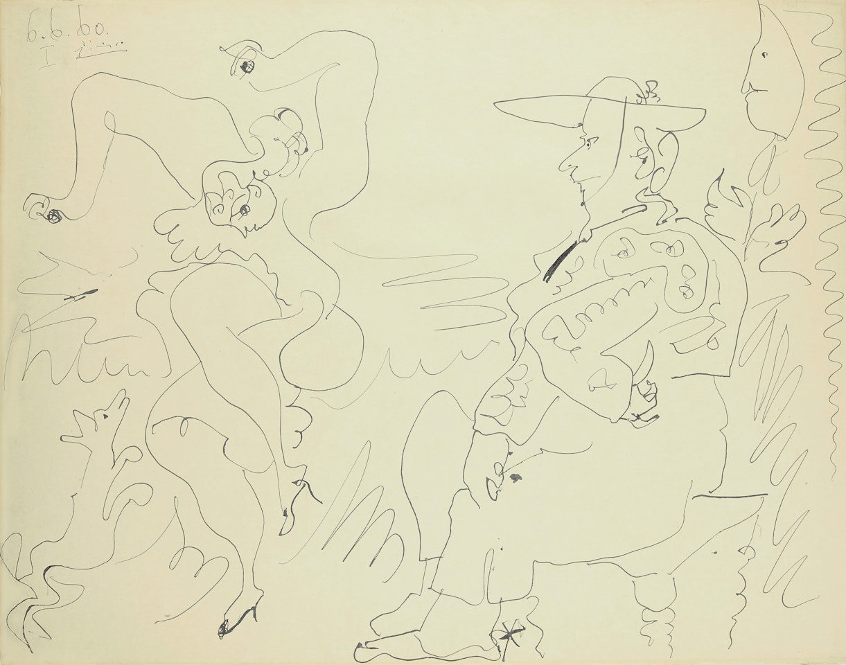 Picador et danseuse by Pablo Picasso