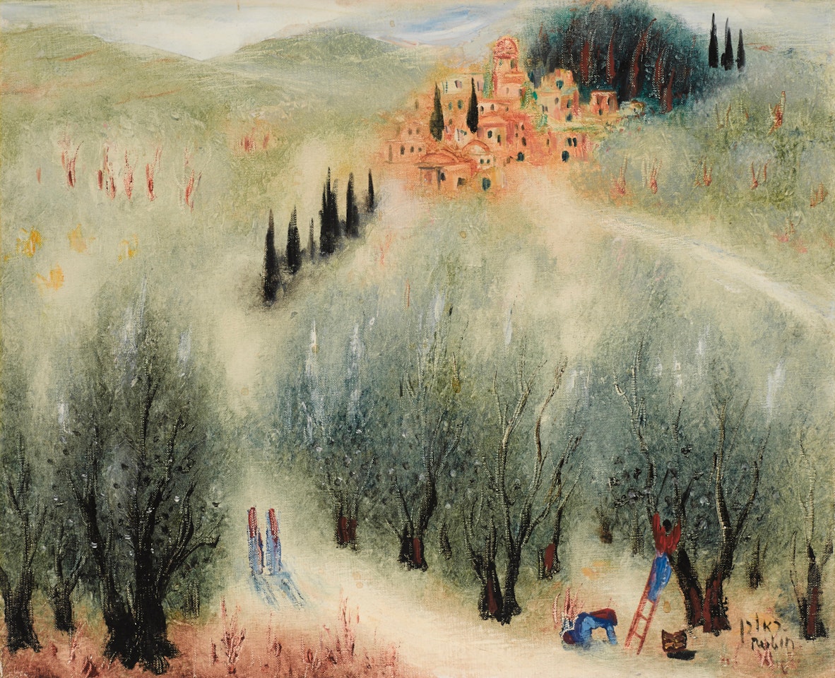 The Road to Jerusalem by Reuven Rubin