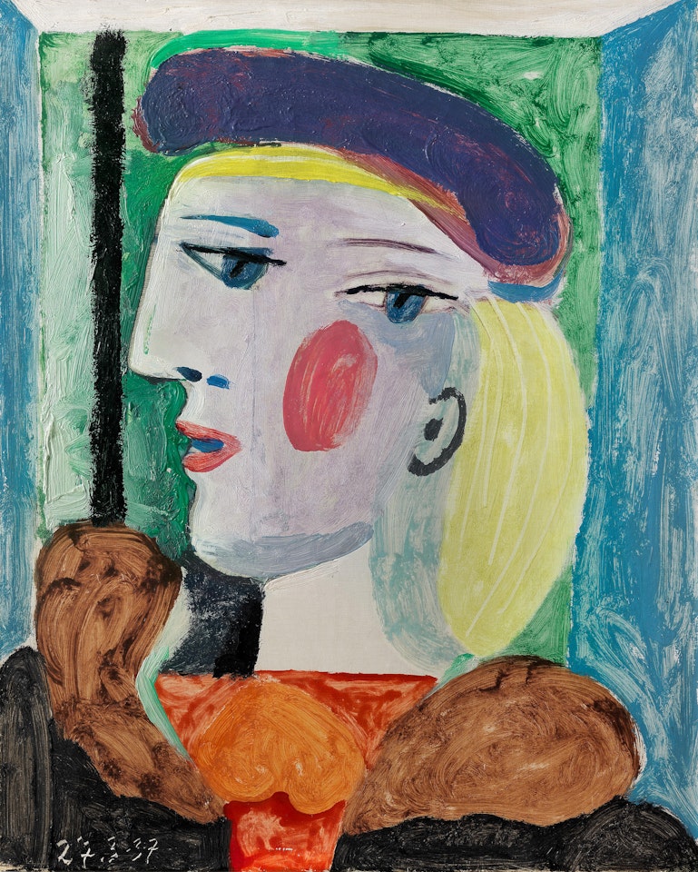 Femme au béret mauve by Pablo Picasso