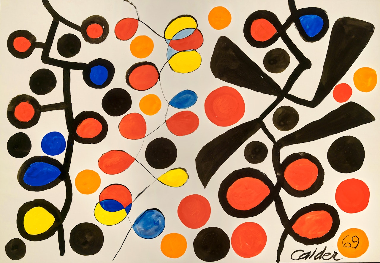 LES Kakis III by Alexander Calder