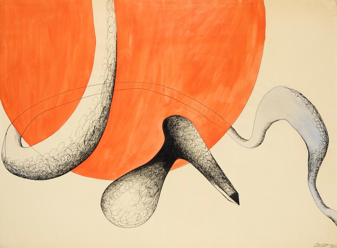 Large Red Planet by Alexander Calder