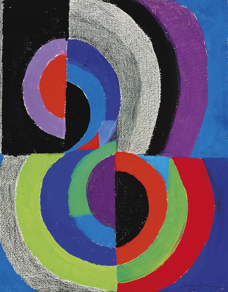 Rythme couleur no. 1667 by Sonia Delaunay