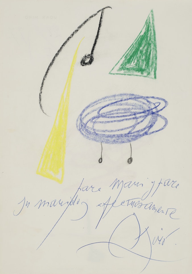 Sans titre (recto and verso) by Joan Miró