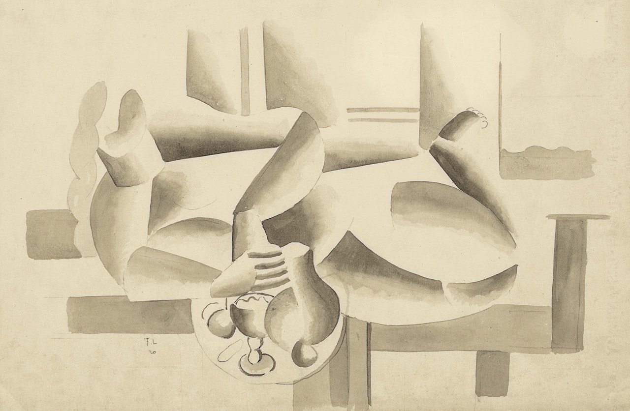 Femme allongée by Fernand Leger