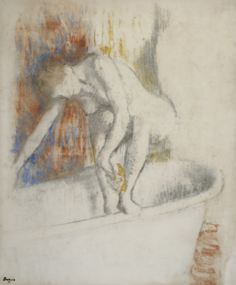 Après le bain by Edgar Degas