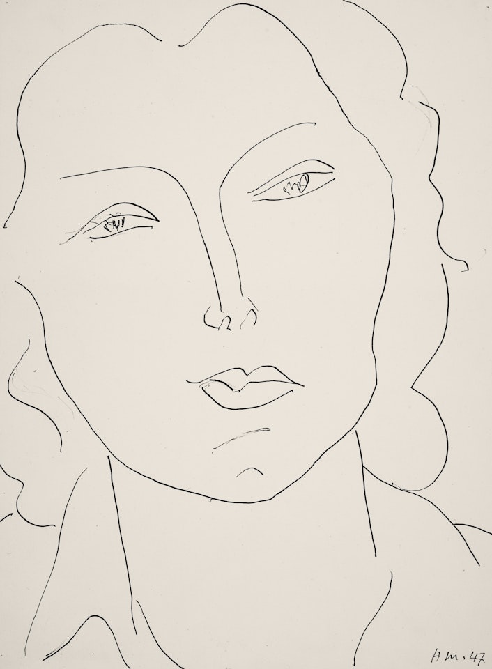 Tête de femme by Henri Matisse