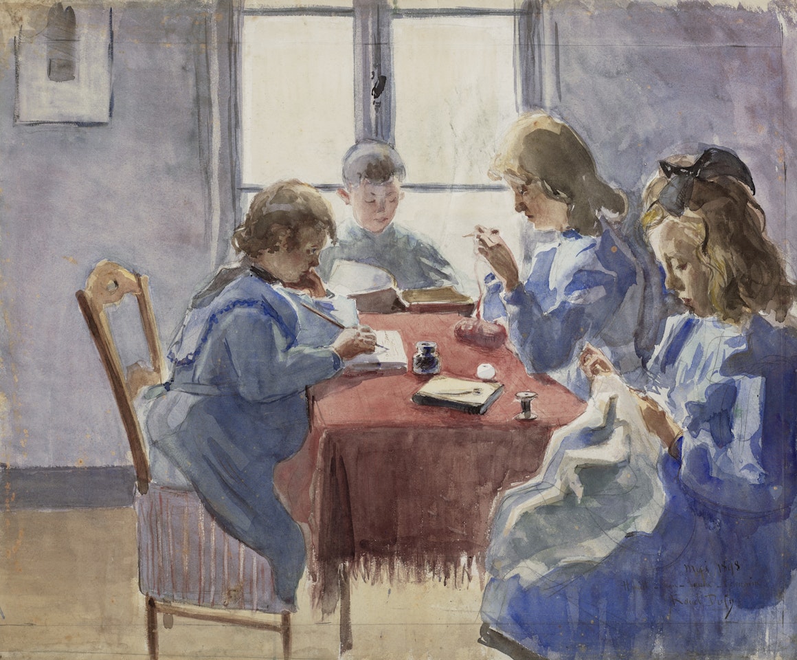 Frères et soeurs du peintre by Raoul Dufy