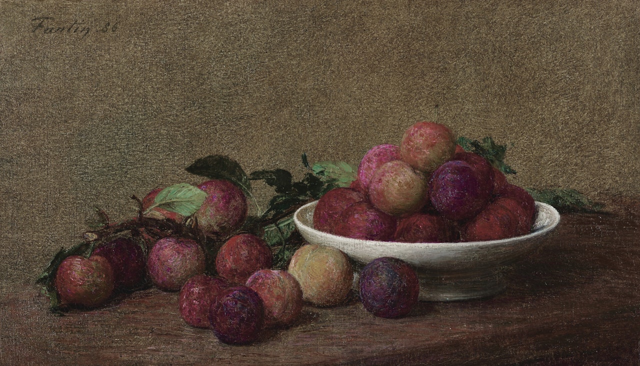 Nature morte aux prunes by Henri Fantin-Latour