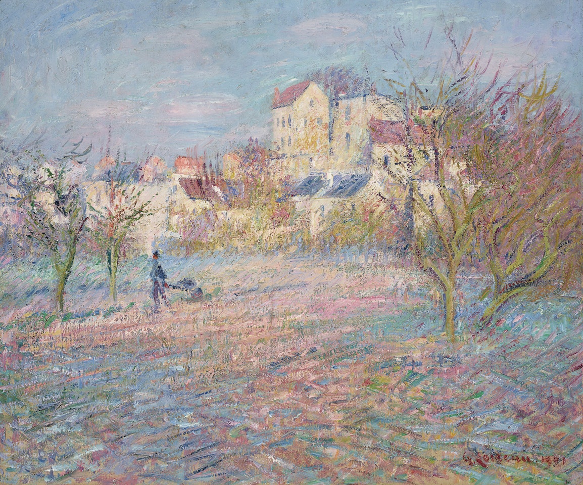 Le potager en hiver by Gustave Loiseau