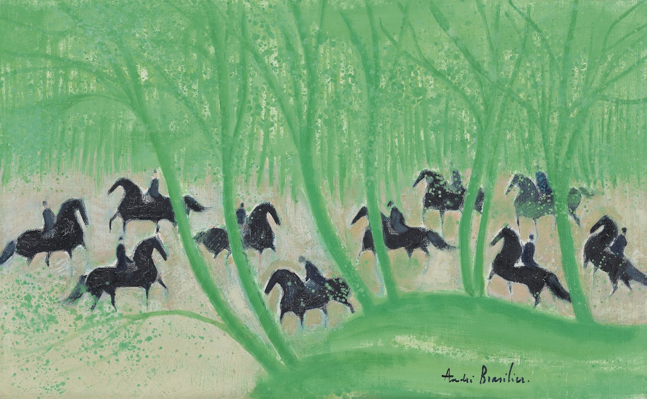 L'hiver vert by André Brasilier