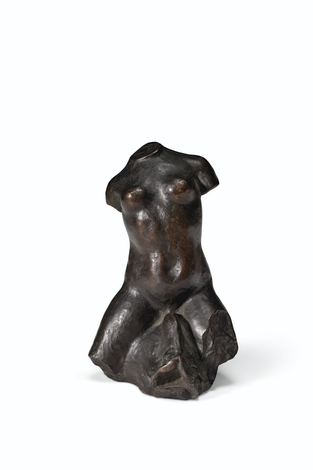 Torse sur un dauphin by Aristide Maillol