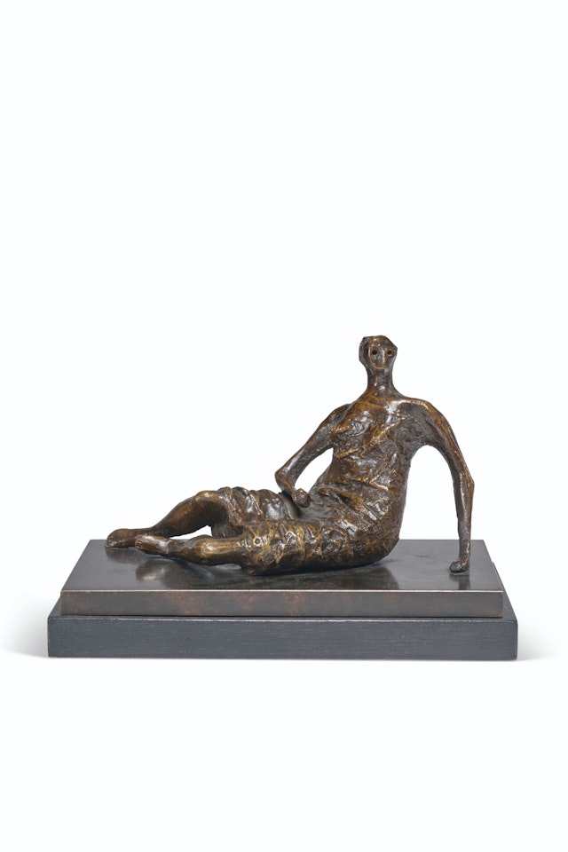 Maquette for a Draped Reclining Woman by Henry Moore