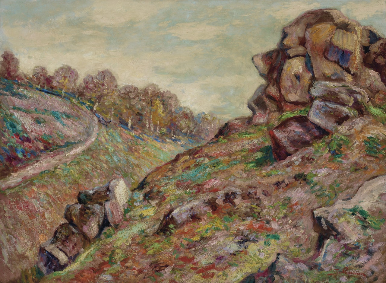 Hauteur de la Sédelle, paysage de la Creuse by Armand Guillaumin