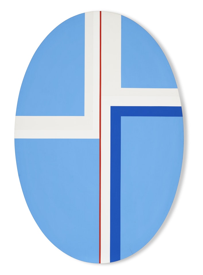 Blue Ellipse by Ilya Bolotowsky