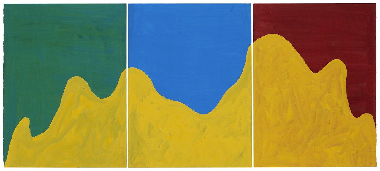 Irregular Form (Triptych) by Sol LeWitt