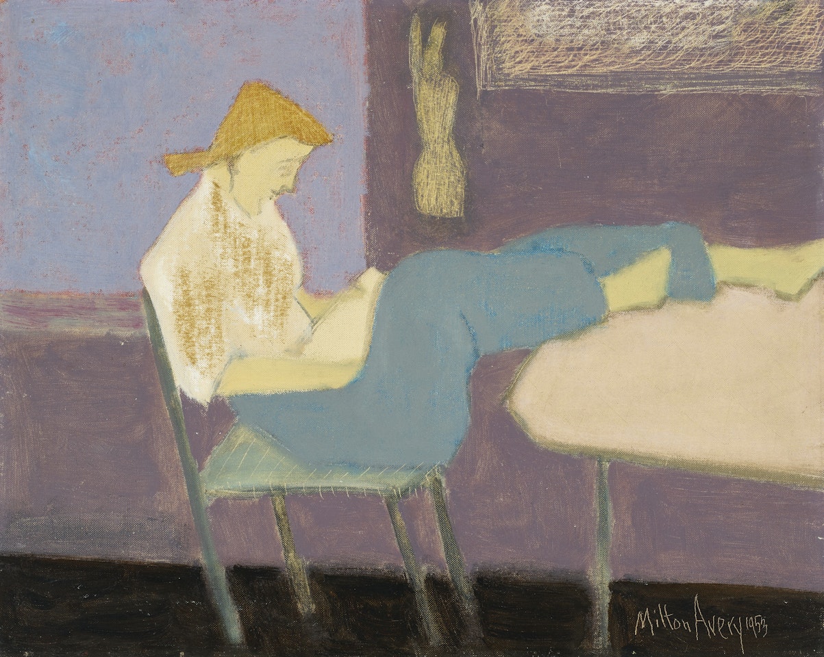 Untitled (Reader) by Milton Avery