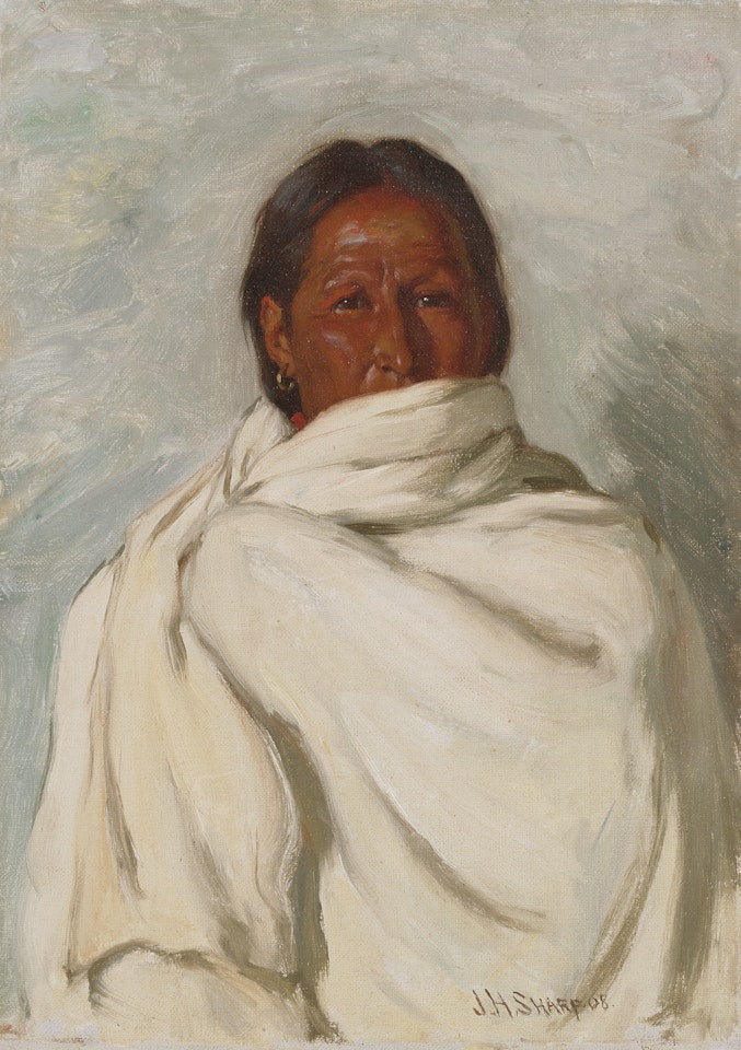 Lorenzo Martinez (Ex-Governor of Taos) by Joseph Henry Sharp