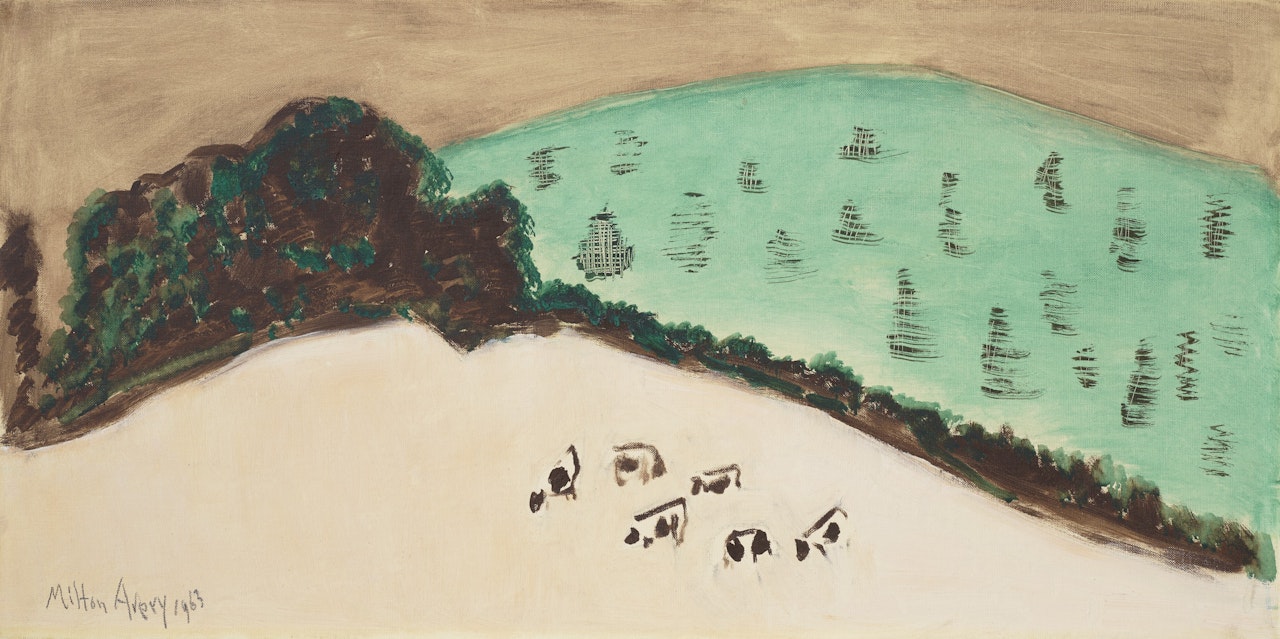 Bucolic Landscape by Milton Avery