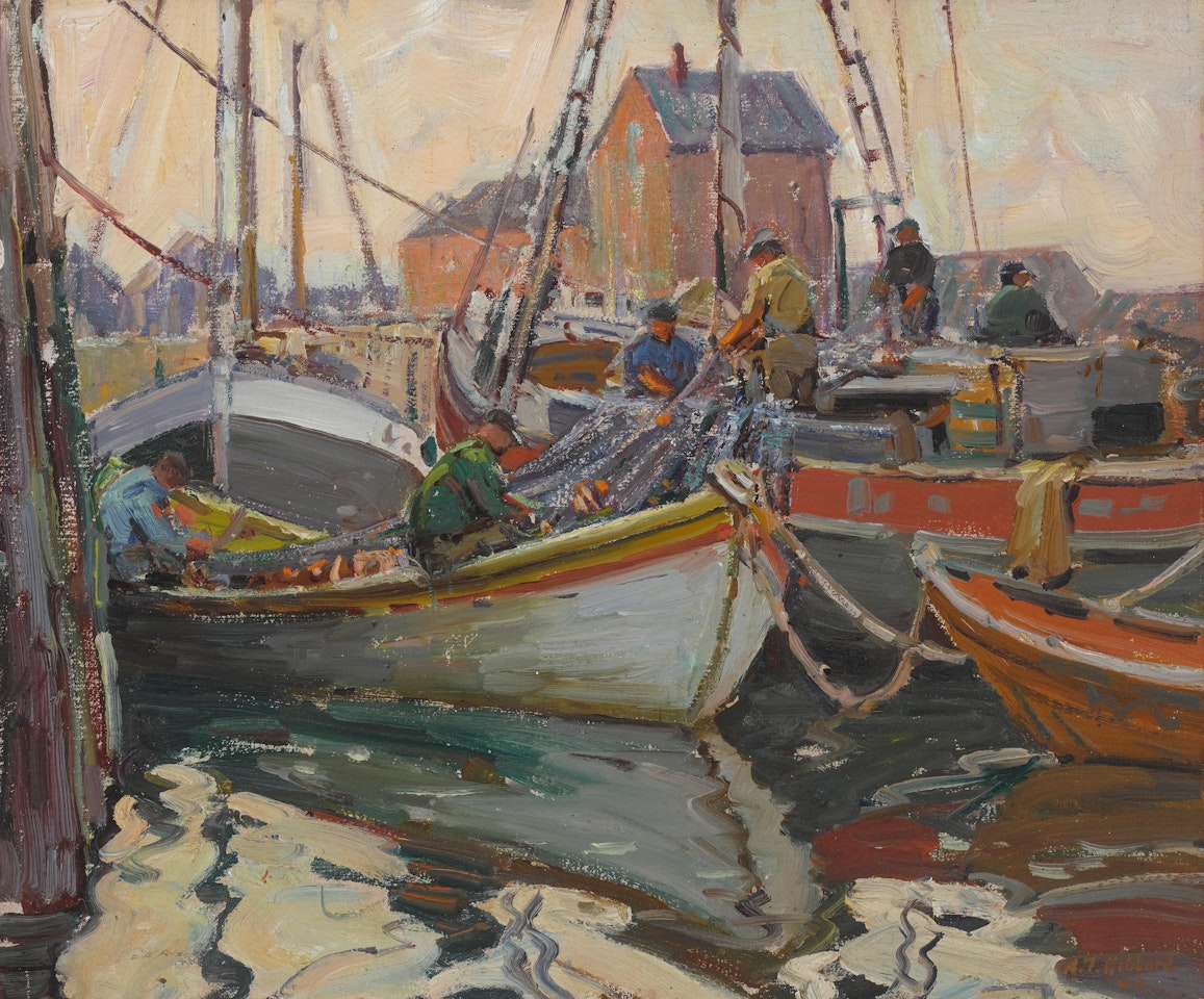 Fishing Craft by Aldro Thompson Hibbard