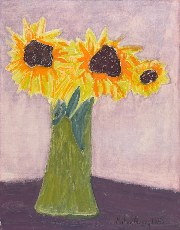 Sunflowers by Milton Avery
