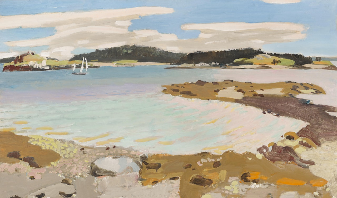 Yawl in the Channel by Fairfield Porter