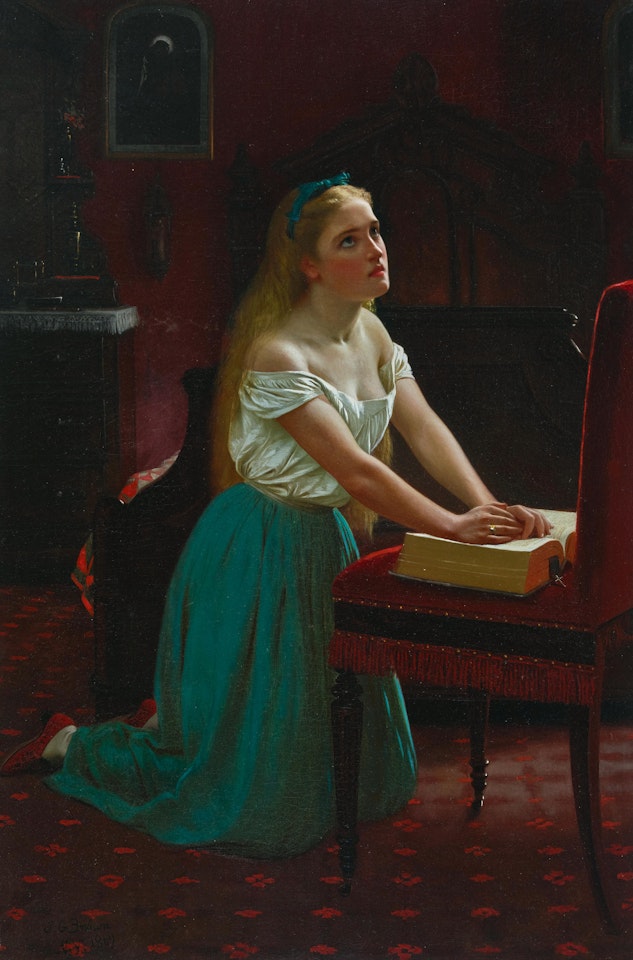 The Morning Prayer by John George Brown