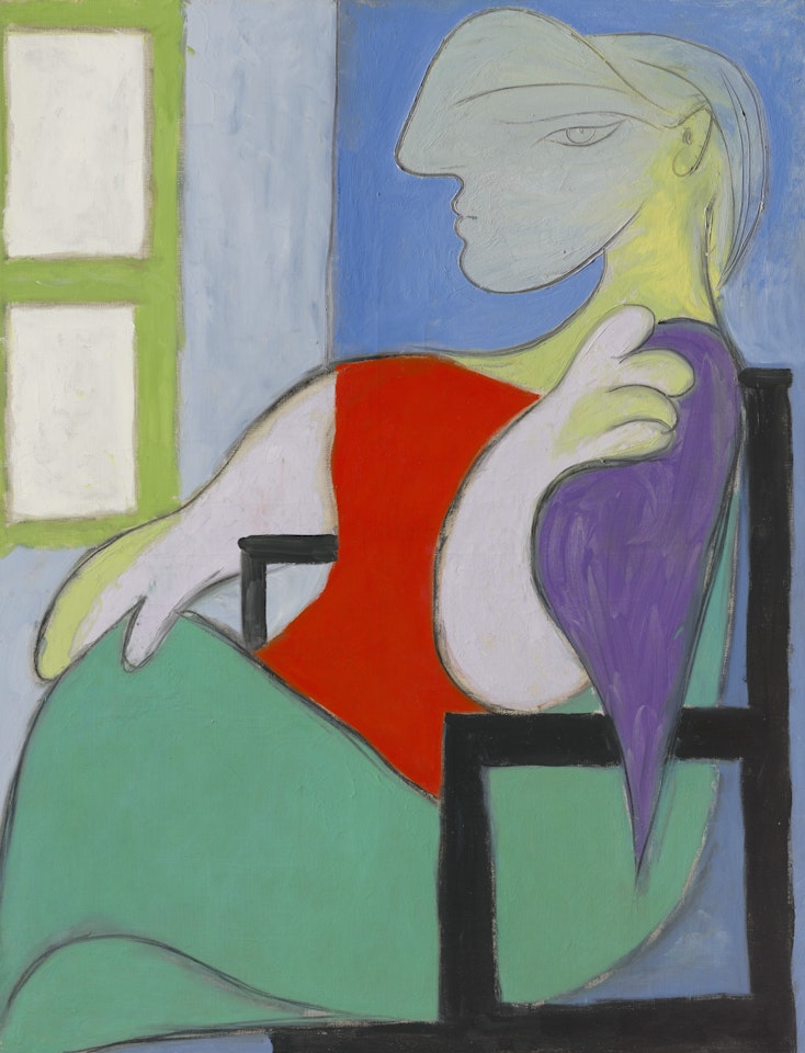 Femme assise près d'une fenêtre (Marie-Thérèse) by Pablo Picasso