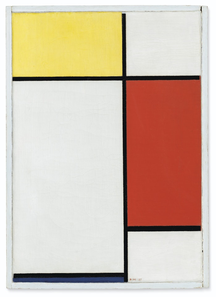 Composition: No. II, With Yellow, Red and Blue by Piet Mondrian