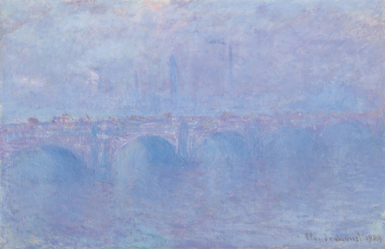 Waterloo Bridge, effet de brouillard by Claude Monet