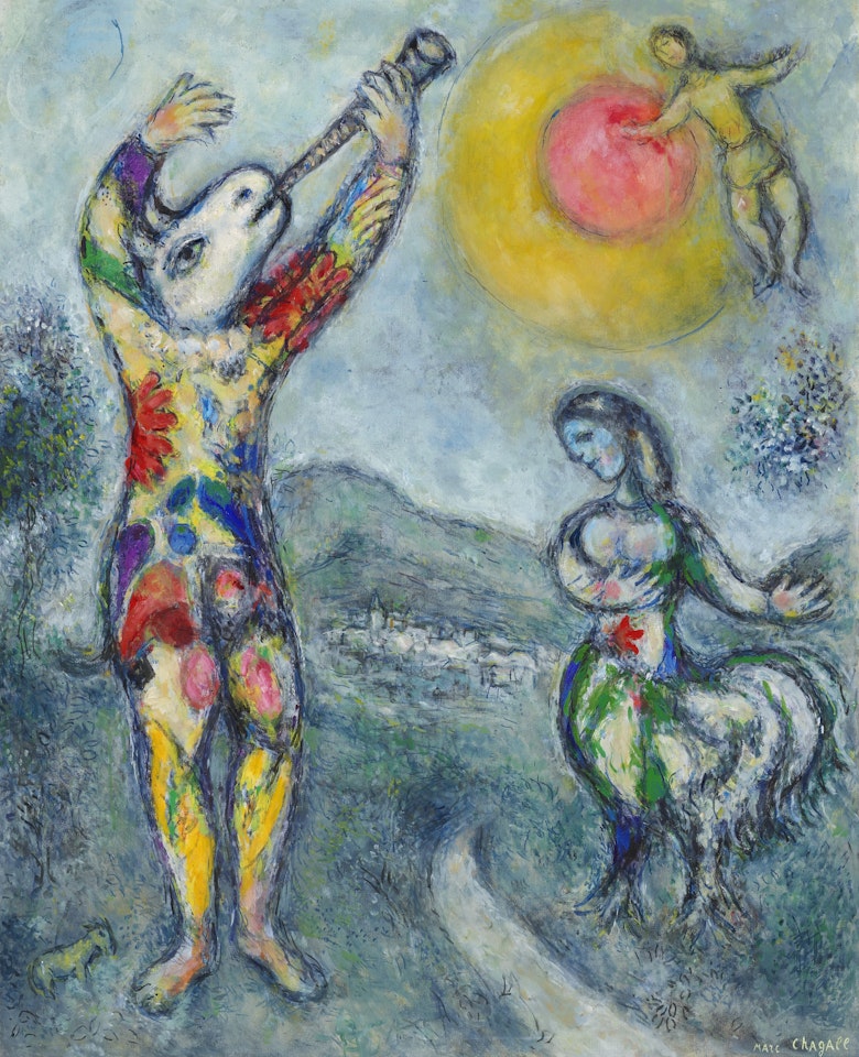 Le Flûtiste by Marc Chagall