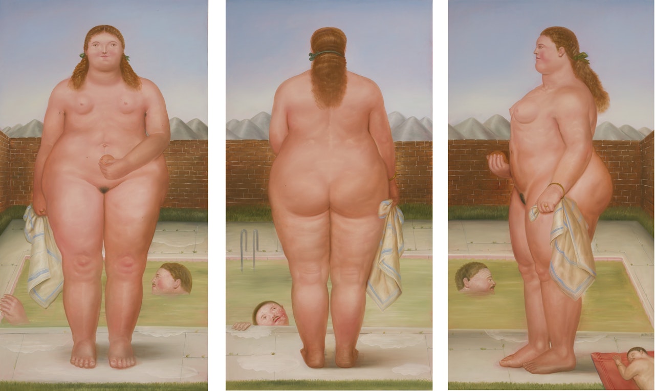 The Bather by Fernando Botero